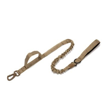 Tactical Dog Collar & Leash Bundle – Tan, Cobra-Style Buckle, M/L/XL | Red Dirt Dogs