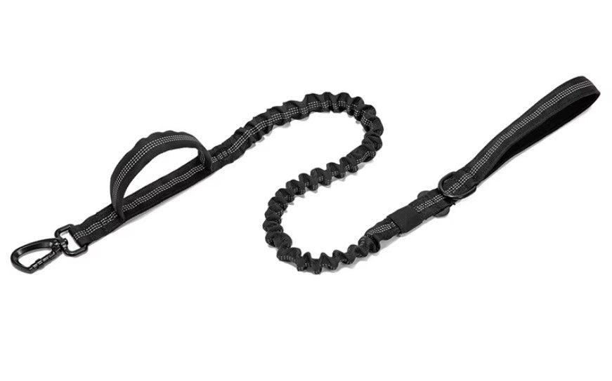 Red Dirt Dogs Tactical Collar + Leash Bundle — Black